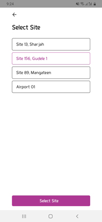 Maintenance mobile application