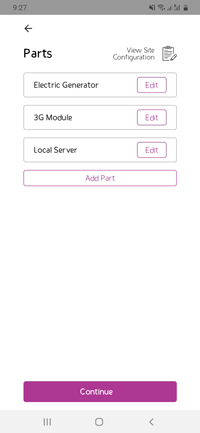 Maintenance mobile application