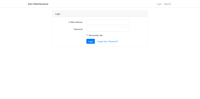 Maintenance admin dashboard